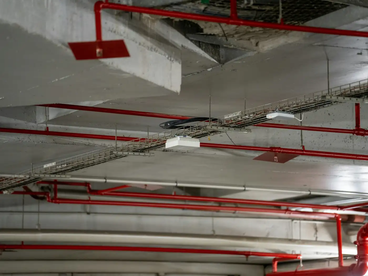 Sprinkler main — Alarms & a way out